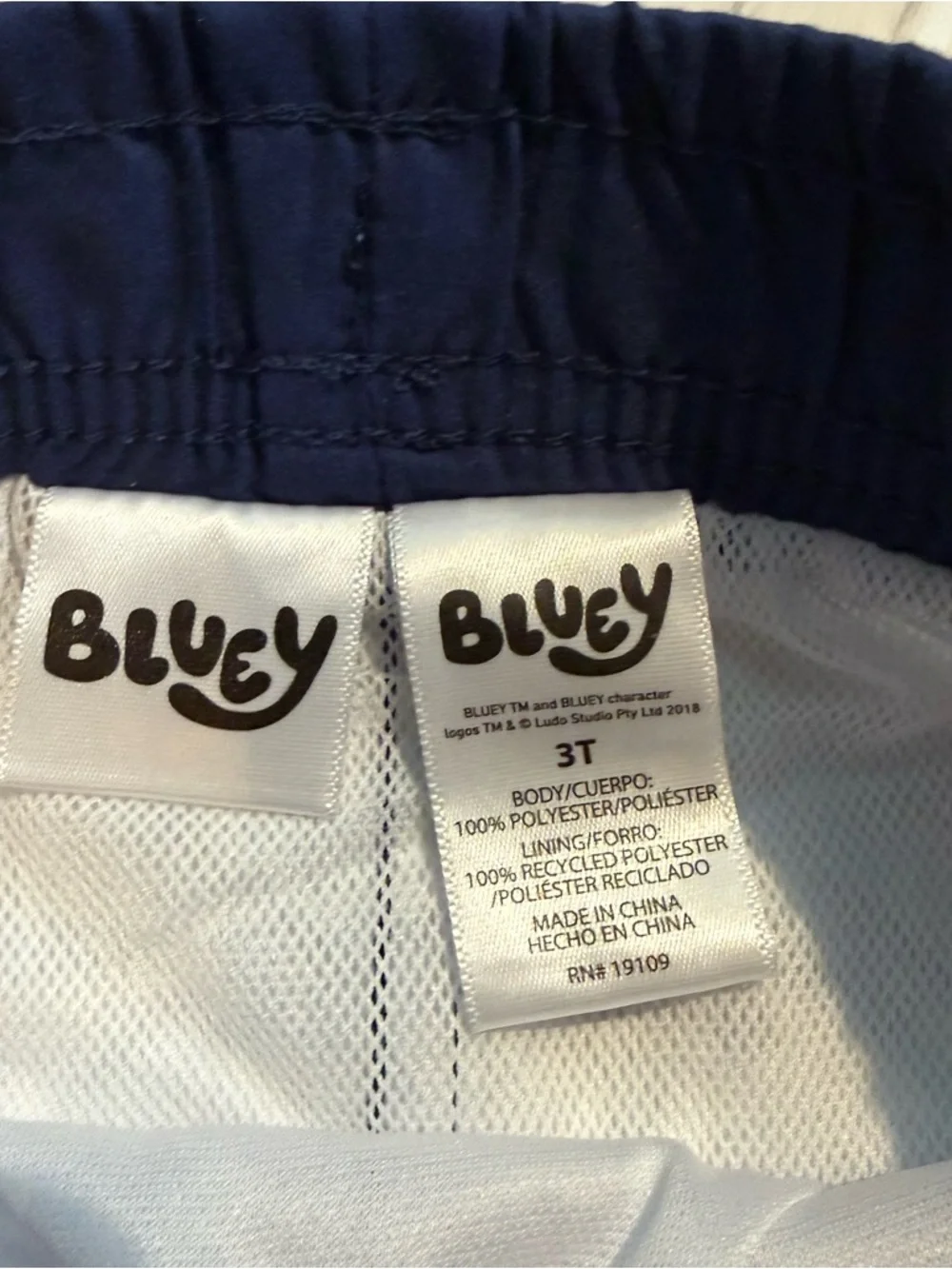 Bluey dry shipping